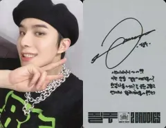 【中古】コレクションカード(男性) NCT 127/ジョンウ(JUNGWOO)/裏面グレー・印刷サイン・メッセージ入り/CD「2 Baddies【Photobook Ver.】」(KR Ver.)封入特典フォトカード