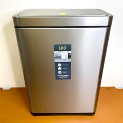 未使用 EKO イーケーオー センサー ゴミ箱 デラックスミラージュ 45L 自動開閉 シルバー ステンレス 大容量 リビング キッチン 静音のサムネイル