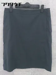 ◇ green label relaxing グリーンレーベル UNITED ARROWS 膝丈 タイト スカート サイズ40 ブラック レディース  【1002800415816】