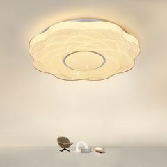【迅速発送】LED シーリングライト 星空効果6畳 調光 調色 天井照明器具 リモコン付き リビング 居間 食卓 寝室 子供部屋 廊下 室内照明 省エネ 記憶機能 タイマー 常夜灯 直径27cm 25W