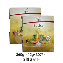 ＜２個セット＞ PM-International PMインターナショナル フィットライン ベーシックス 12g x 30包 ＜乳酸菌＞ ＜ 粉末＞ ＜FitLine＞＜サプリメント＞＜ビタミン＞＜食物繊維＞＜酵素＞