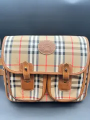 【バーバリーズ】【Burberrys】ノバチェック シャドーホース ショルダーバッグ ヴィンテージ 000-0012