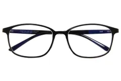 ブラック [ゾフ] ウェリントン型 PCメガネ PC REGULAR TYPE（ブルーライトカット率約35%）｜ ブルーライトカットメガネ PCメガネ 透明レンズ パソコン用メガネ PC眼鏡 メンズ レディース おしゃれ【ZC201P02_14E1 ブラック】