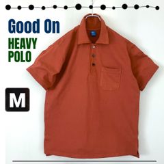 Good On グッドオン★HEAVY POLO ヘビーーポロ★9ozヘビージャージ★反応染め★ポケット★メンズM  #2505M032