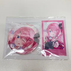 にじさんじ　倉持めると　箔押し缶バッジ&チェキ風カード　誕生日グッズ2025　3点セット