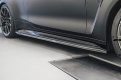 【FUTURE DESIGN 正規品】BMW 4シリーズ G82 M4 サイドスカート 本物DryCarbon ドライカーボン エアロ カスタム