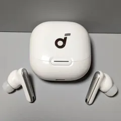 ヒンジ付近亀裂あり soundcore Liberty4 NC  A3947 白 ホワイト ウルトラノイズキャセリング 完全ワイヤレスイヤホン anker liberty4 nc 中古