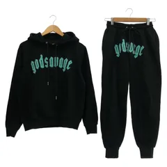 godsavage スウェットセットアップ 黒 Mサイズ godsavage セットアップ - メルカリ