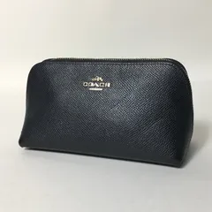 2506-314｜美品｜コーチ ポーチ レザー ブラック