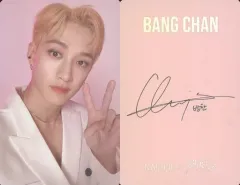 【中古】コレクションカード(男性) Stray Kids/Bang Chan(バンチャン)/ホログラム仕様・裏面印刷サイン入り/「NACIFIC×Stray Kids」購入特典フォトカード