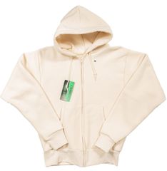 CAMBER CROSS KNIT ZIPPER HOODED NATURAL