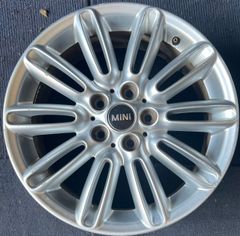 ☆送料無料☆MINI ミニクーパー クーパーS F55 F56 純正 17インチ ホイール1本 7J 54 PCD112 ハブ径約66.6    No.670