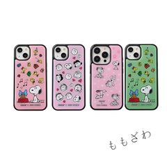 PEANUT x highcheeks iPhone16 ケース スヌーピー スマホケース 4色