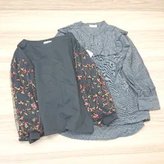 ◇ ◎ ●未使用● 《 earthmusic&ecology まとめ売り2点セット サイズF　花柄 柄物 ブラウス レディース 》 E  【1308290033814】