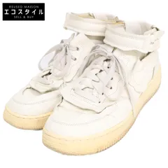【良品】NIKE×コムデギャルソン エアフォース1 MID 27cm 白 送料込 ナイキ エア フォース 1 ミッド コム デ ギャルソン ホワイト メンズ