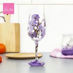 Lolita ワイングラス Butterfly Jubilee 22cm バタフライ ジュビリー | かわいい おしゃれ ポップ モダン デザイン食器 アート ロリータ･ヤンシー 正規輸入品