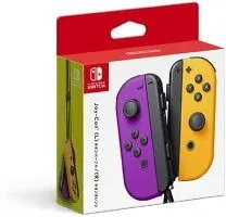 【新品】【任天堂純正品】Joy-Con(L) ネオンパープル/(R) ネオンオレンジ コントローラー スイッチ ジョイコン 【HAC-A-JAQAA】