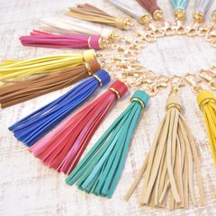 タッセルチャーム バッグチャーム キーホルダー キーリング 携帯ストラップ tcm01