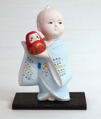 博多人形 わらべ横綱 お相撲さん 力士 日本人形 工芸品 台座付き