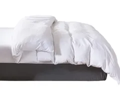 ホワイト_シングル・150x210cm 掛けふとんカバー シングル 150x210cm ホワイト 綿混 無地 布団カバー 洗い替え 防ダニ 防シワ オールシーズン 速乾 通気 単品売り 白