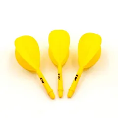 【人気商品】CUESOUL ROSTシリーズシャフト一体型フライト 梨・ティアドロップ形状、3本セット