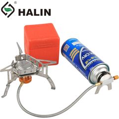 HALIN シングルバーナー CB缶対応 3500W 防風 アウトドア  BBQ 収納ケース付 ソロキャンプ コンロ キャンプ