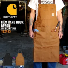 エプロン carhartt カーハート ダックエプロン ワークエプロン APRON DUCK キャンプ 焚き火 メンズ レディース DIY 日曜大工 102483 アメカジ 道具 工具 作業着 丈夫 前掛け ストリート