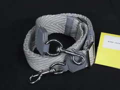 ■新品同様■ MICHAEL KORS マイケルコース キャンバス バッグ用 ショルダーストラップ ライトブルー系×アイボリー系 DB1869