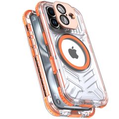 【人気商品】用 16 ケース 防水 衝撃吸収 水中撮影対応 顔認証対応 全面保護 iPhone 完全防水 防雪 防塵 滑り止め 手持ちやすい 頑丈 【防水・米軍基準・MagSafe対応】UMITTOS 耐衝撃 ストラップ付き 雨の日、お風呂など適用 防水ケース