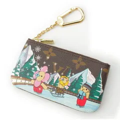 ルイヴィトン モノグラムヴィヴィエンヌ ポシェットクレ コインケース 小銭入れ M82620 ブラウン