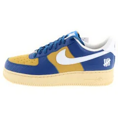 NIKE (ナイキ) ×UNDEFEATED AIR FORCE 1 LOW SP アンディフィーテッド エアフォース1 ローカットスニーカー ブルー/イエロー US10/28cm DM8462-400