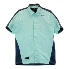 サイズ：M OAKLEY オークリー 401920JP 半袖シャツ スカル刺繍 グリーン系 [240101327764]# ゴルフウェア メンズ ストスト