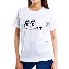 Tシャツ 半袖 カットソー トップス メンズ レディース ユニセックス 猫 ネコ CAT ワンポイント 文字 S/S TEE ホワイト 白 ALLC
