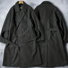 新品大特価！QUARE CIRCLE スクエアサークル 起毛 ウール調化学繊維使用 Aライン エアリーメルトン ダブルチェスターコート ロングコート VR-017 19 普段使い タウンユース ビジネス カジュアル オンオフ兼用 グレー系