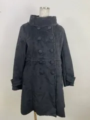 COMME CA ISM コムサイズム M レディース ムートンコート ブラック 20251006-0016