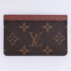 LOUIS VUITTON モノグラム カードケース ポルト カルト･サーンプル ブラウン M61733