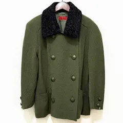 #wnc ロベルタディカメリーノ RobertadiCamerino ジャケット 40 カーキ 黒 コート アストラカン ファー レディース [945244]のサムネイル