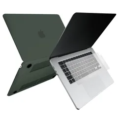 新品　【日本語 キーボードカバー 付き】 カバー 2025 用 2024 M2 2023 マックブックエアー M3 15 M4 ハードケース ケース A3241 A3114 15インチ A2941 Air [マット加工] MacBook キプロスグリーン RM