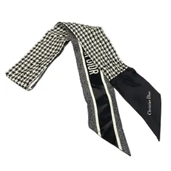 Christian Dior ディオール ミッツァ スカーフ 千鳥柄 24SS☆千鳥格子♪】 DIOR 30 Montaigne ミッツァ スカーフ (Dior