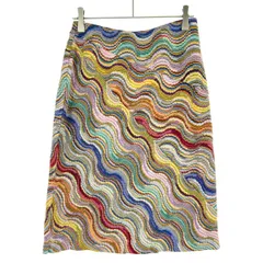 MISSONI ミッソーニ ウェーブジャガードニットスカート  ミックス 42のサムネイル