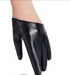 ハーフ グローブ 手袋 コスプレ 衣装 黒 ツイステ 刀剣乱舞 山姥切長義