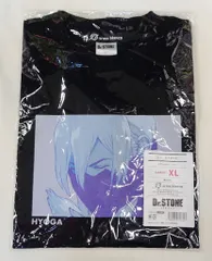 アルマビアンカ Dr.STONE palefulTシャツ 氷月 ブラック レディースXLサイズ 黒XL