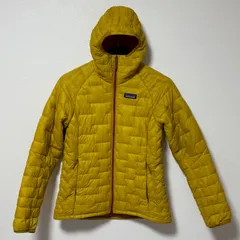 パタゴニア マイクロパフフーディ イエロー