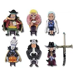 【中古】一番くじ フィギュアセレクション ワンピース 王下七武海 D賞 王下七武海会議招集メンバー 全6種セット 2zzhgl6