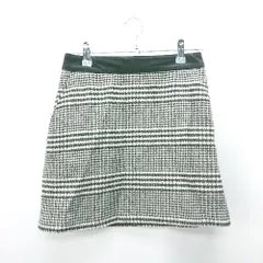 ◇ ⊇ JACK WILLS グレンチェック マイクロ ミニ 台形 スカート サイズ6 ブラック レディース E  【1409100016796】