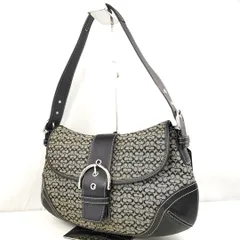 【 COACH 】E A-1 コーチ 6808 ミニシグネチャー 総柄 ソーホー セミショルダー 肩掛け トートバッグ 婦人鞄