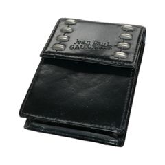 【vintage】JEAN PAUL GAULTIER cigarette case black leather archive