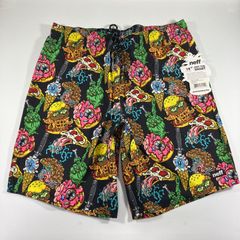 【新品】NEFF サーフパンツ 水着 M マルチカラー 海・フェス・リゾート対応【M122】