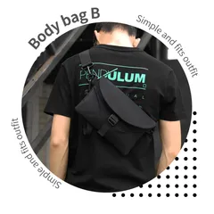 ボディバッグ メンズ 小さめ 防水 斜めがけ ウエストポーチ ショルダーバッグ 軽量 ランニング ブラック スリム