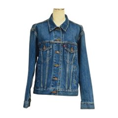 リーバイス Levi's デニムジャケット/ジージャン Sサイズ ブルー レディース F-L8310